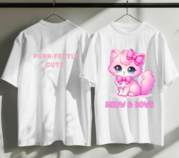 Meaow & Bows T shirt Design